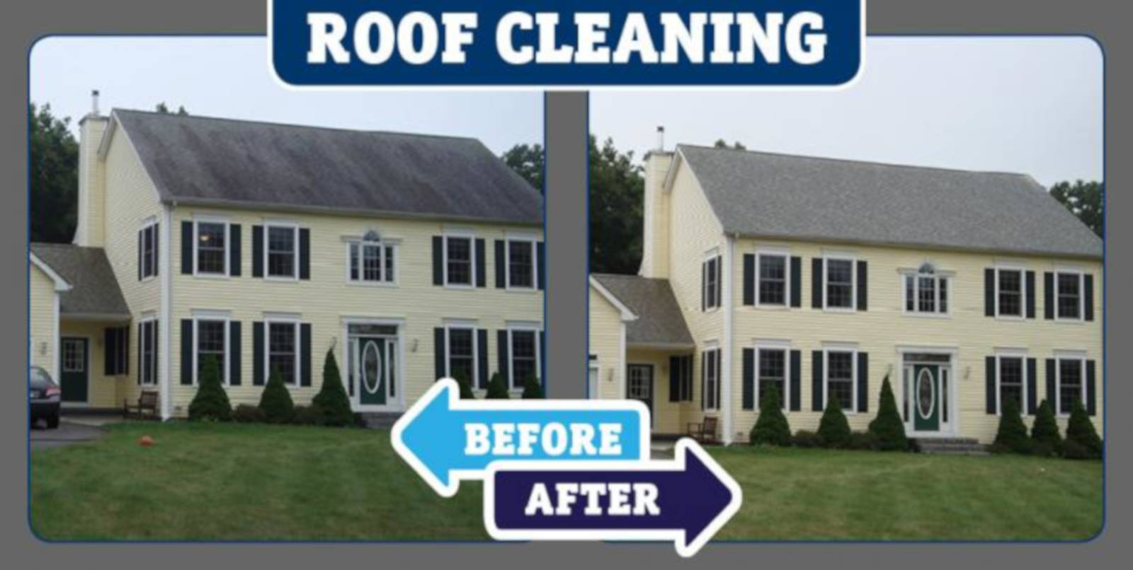 roof cleaning and power washing in Bradenton